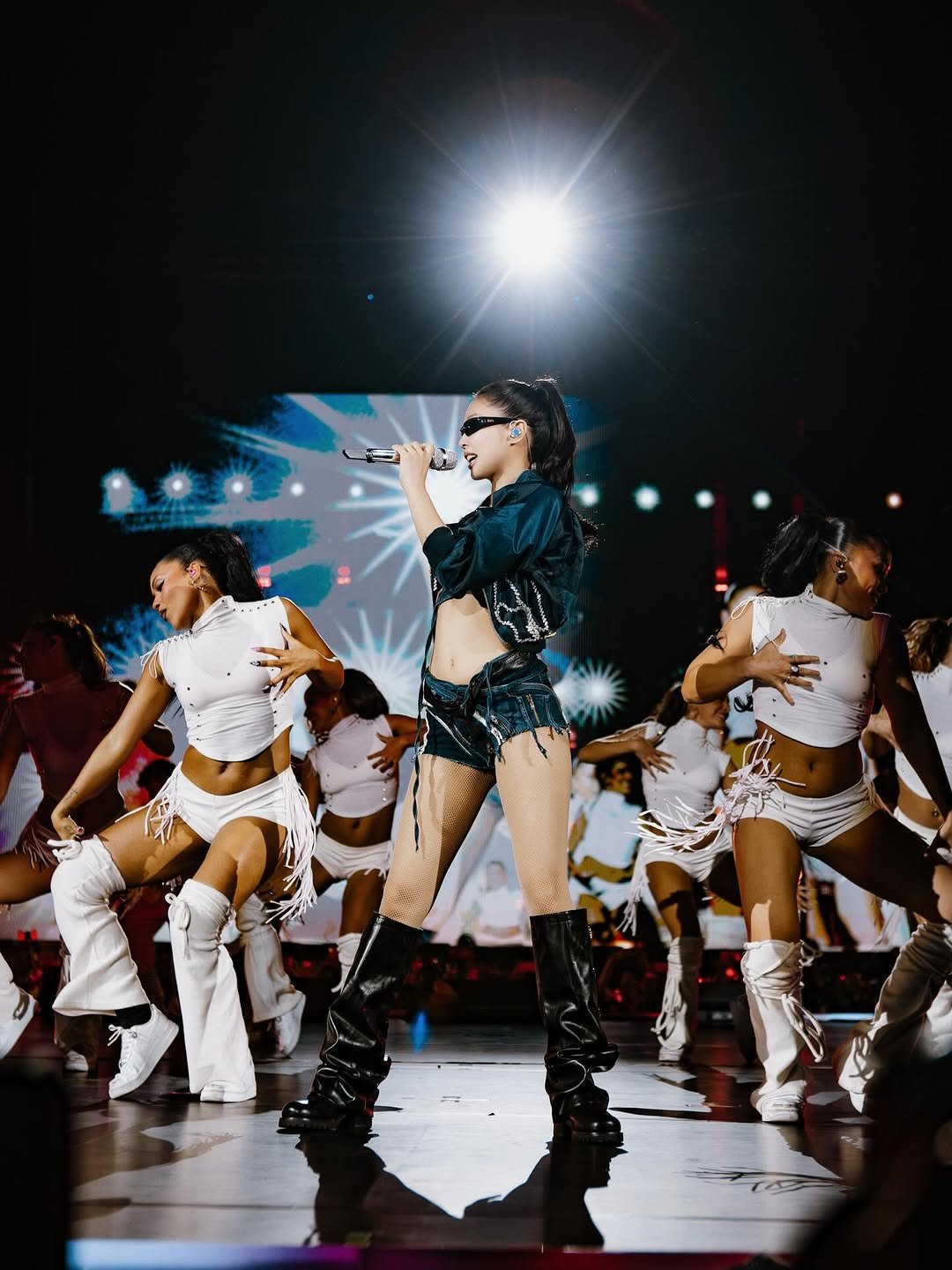 Photo shared by J on December 18, 2025 tagging @ottolinger. May be an image of dancing, costume, concert and text.