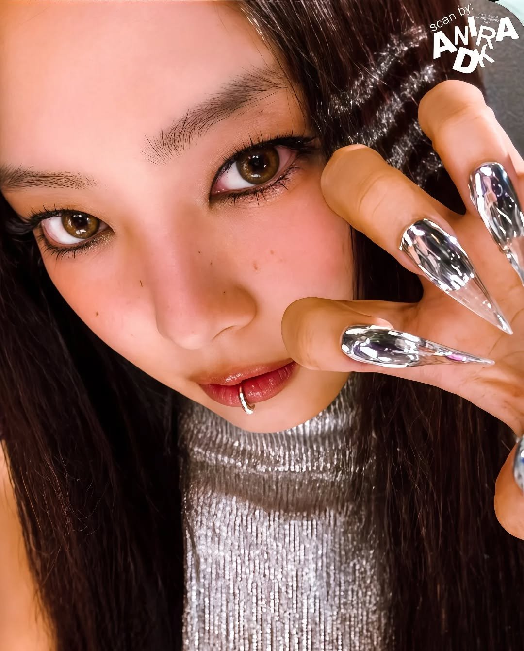 Photo shared by Diana Morales on February 16, 2026 tagging @jennierubyjane. May be a closeup of one or more people, hair and text.