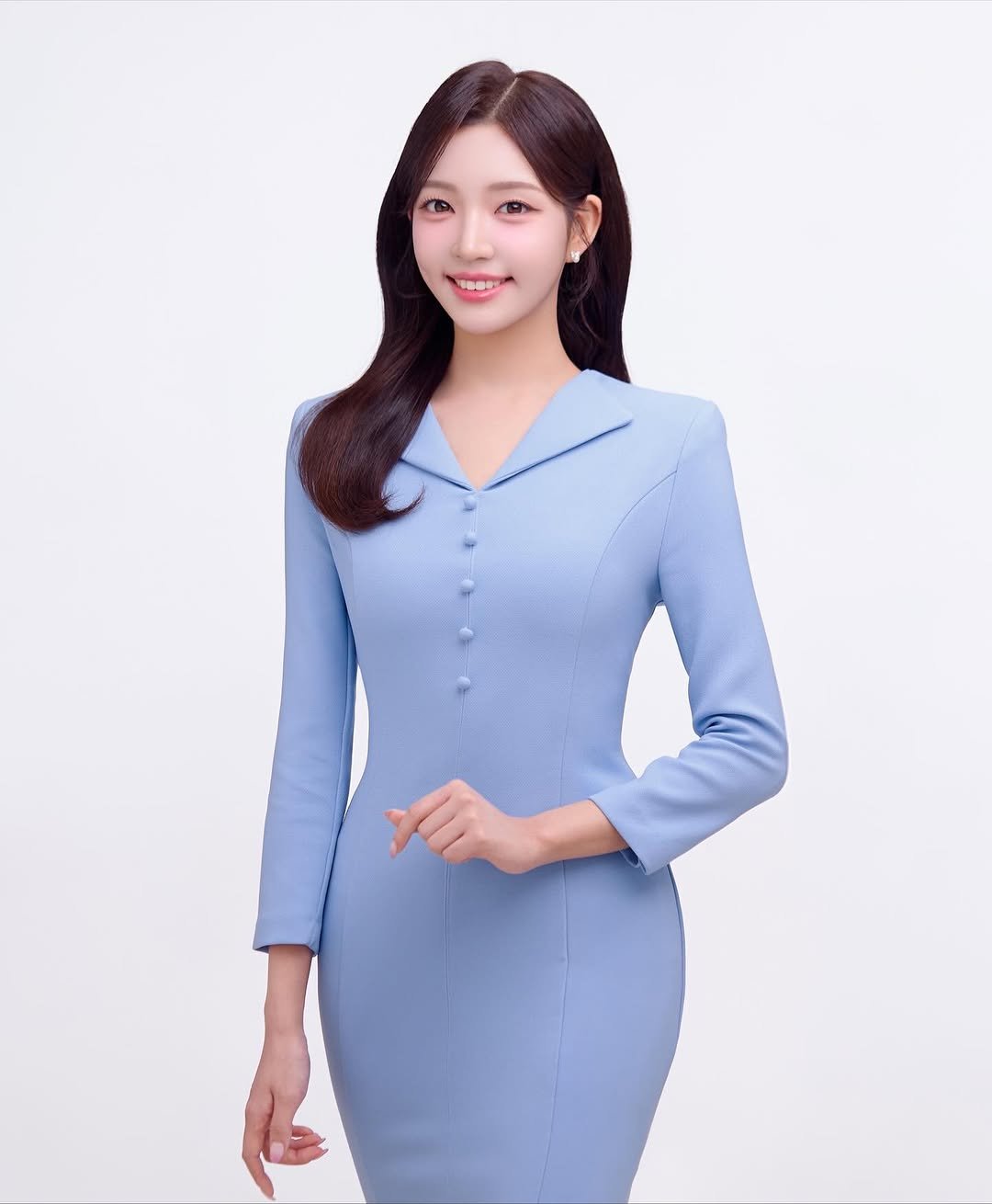 Photo shared by 더클래스모나크청담 스라헤어스타일링수석실장 on November 20, 2025 tagging @yyye__vely, @theclassmakeup, and @theclass_monarch. May be an image of suit, dress and text.