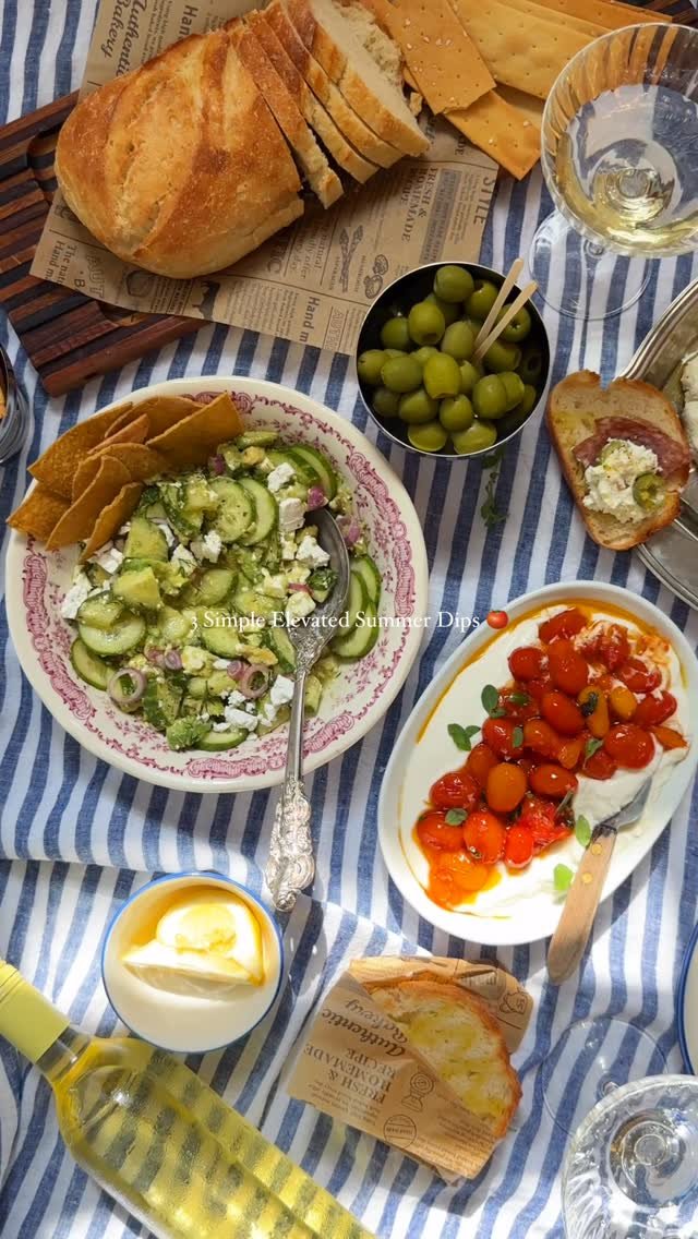 jessiejanedaye 게시물 이미지: 3 Easy Summer Dips 🍅 Elevated yet simple, and...