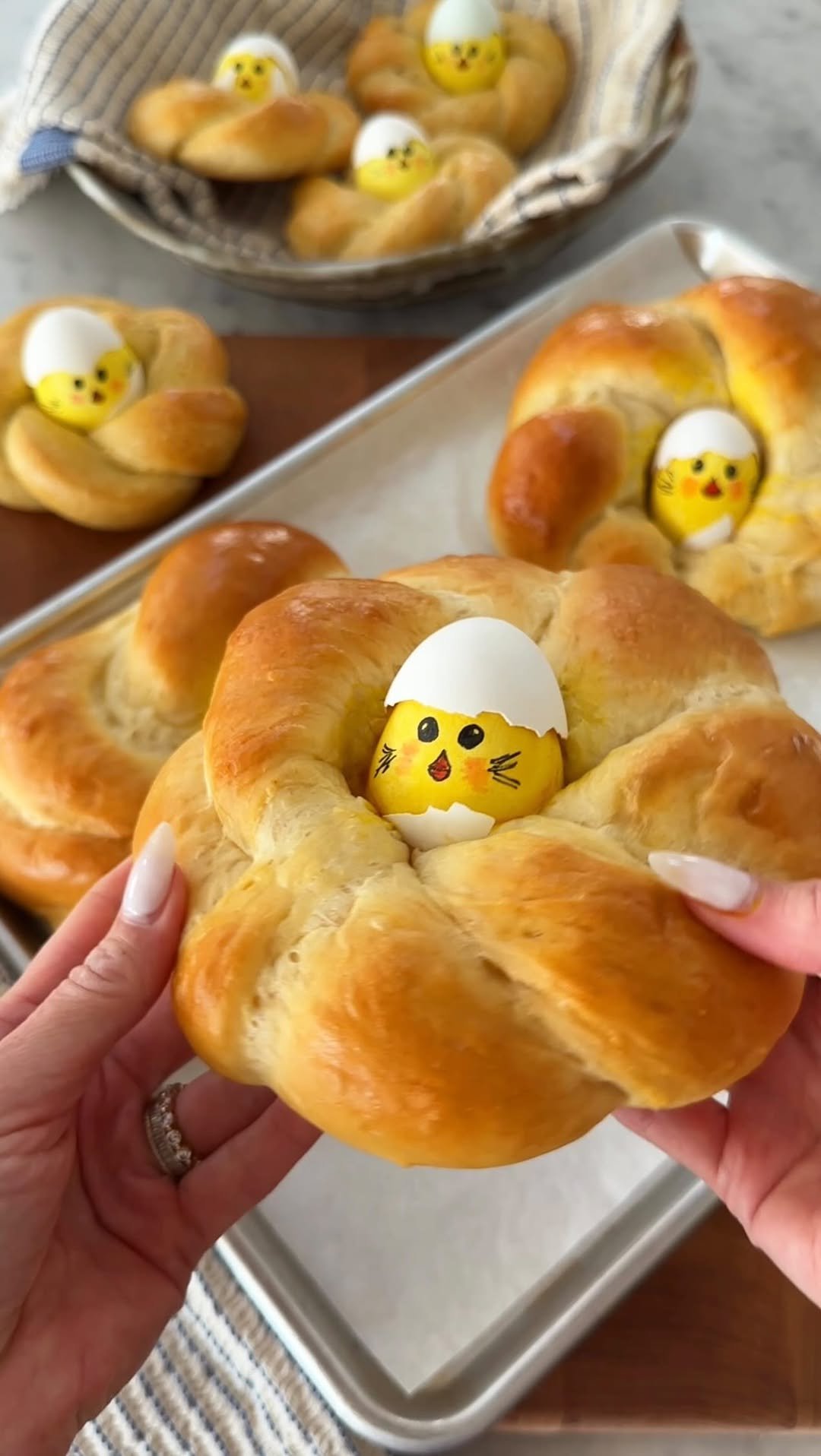 jessiejanedaye 게시물 이미지: Spring Brioche Nests 🐣 with @thermadorhome...