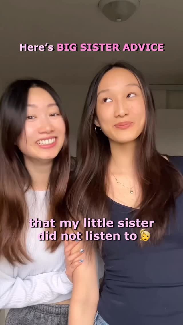jessmiao_ 게시물 이미지: Sisters with a 9 year age gap 🤭...