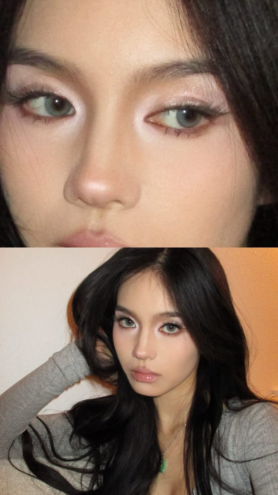 jessyluxe 게시물 이미지: frosty pink makeup ❄️ early 2000s makeup is so...