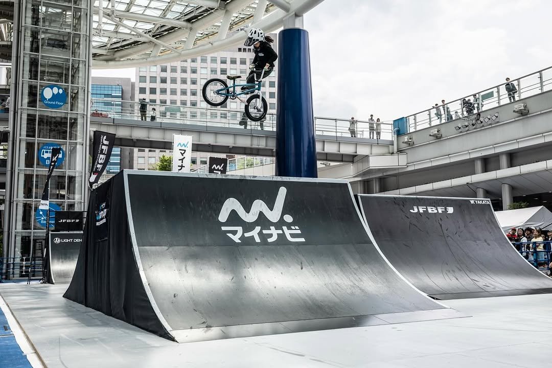 Photo shared by JFBF_official on April 28, 2026 tagging @81bmx, and @koto8_bmx. May be an image of bicycle and text.