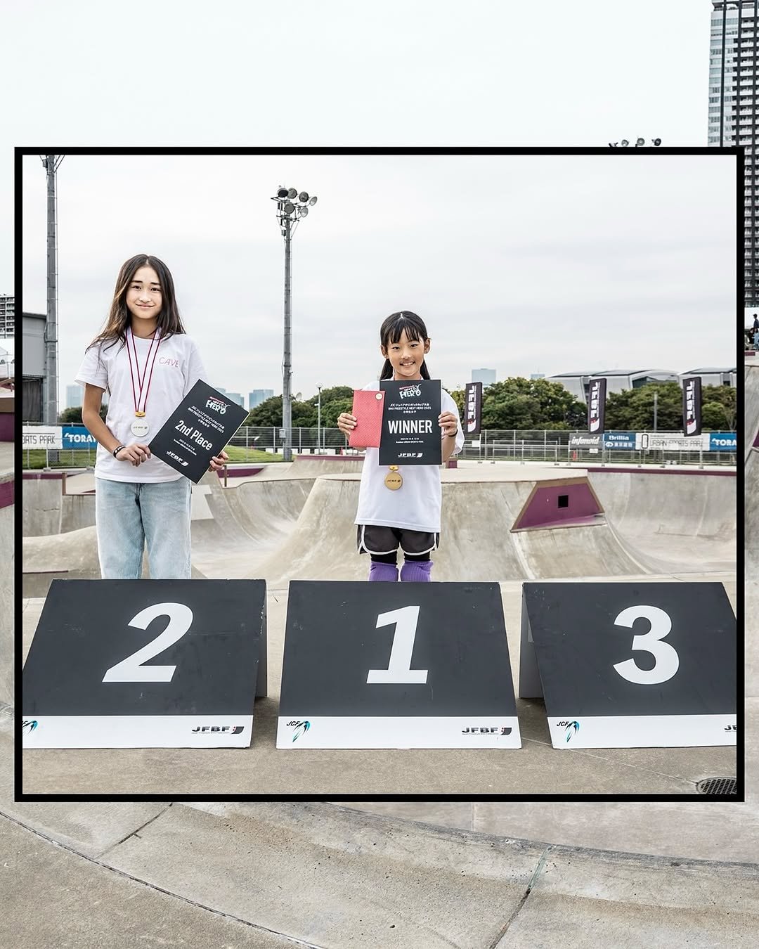 Photo shared by JFBF_official on October 14, 2025 tagging @81bmx, @yuma._.bmx, and @lulu._.bmx.