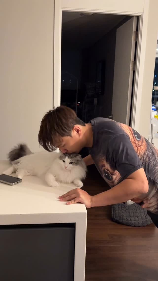 jhjh_0405 게시물 이미지: 과체중 집사 운동시키는법ㅋ