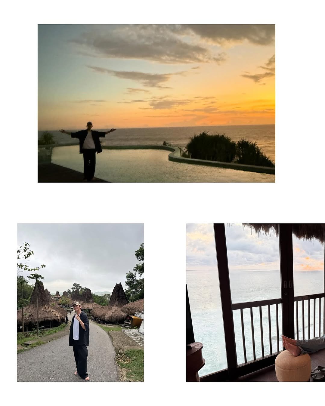 Photo by 지창욱 on October 16, 2025. May be an image of ocean, twilight and text.