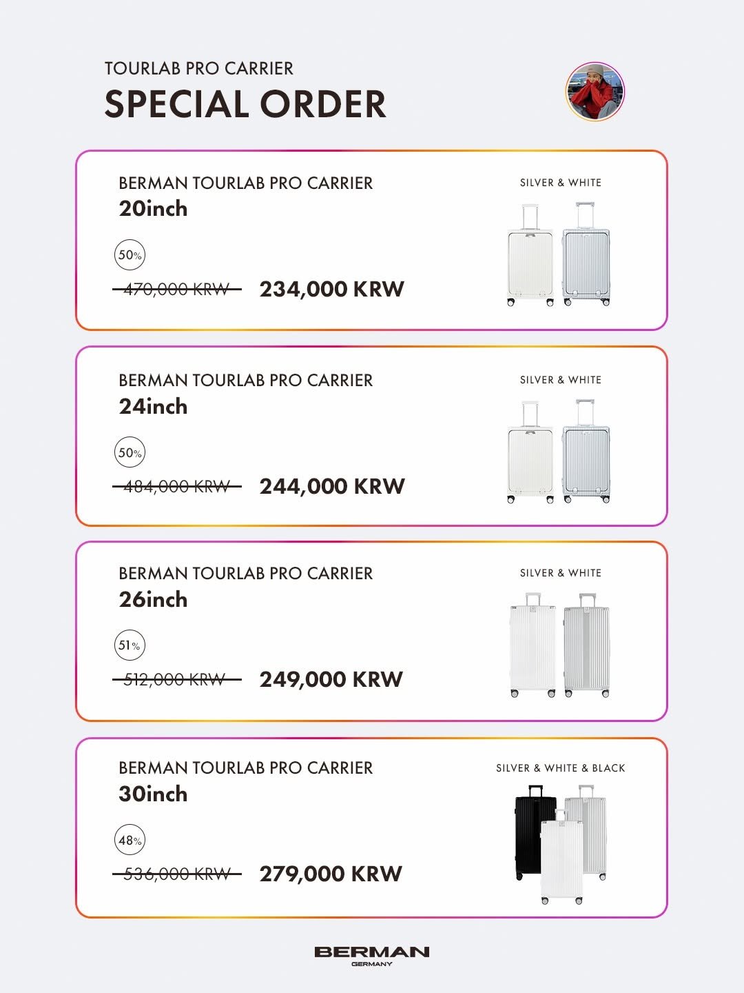 jiddoon 게시물 이미지: 캐리어 오픈 완료!✈️🩵
내일이 5/5 어린이날 연휴라 배송은 5/6부터 순차적으로...