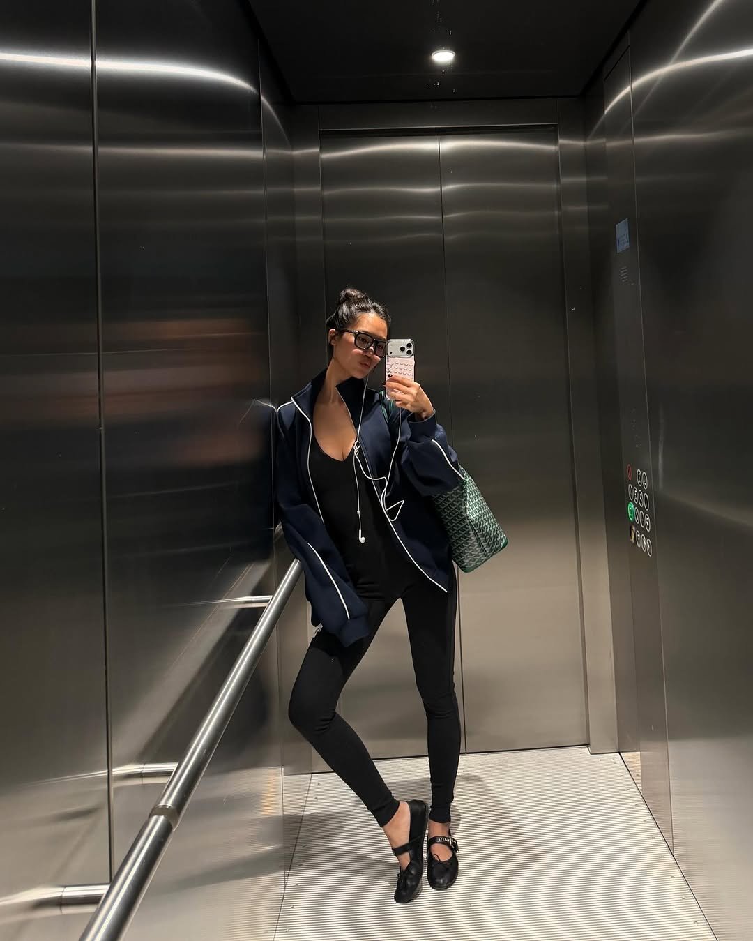 Photo shared by JIHOON KIM (지훈이 ₊˚⊹♡) on March 09, 2026 tagging @miumiu, @chromeheartsofficial, @thefrankieshop, @goyardofficial, and @alo. May be an image of text.