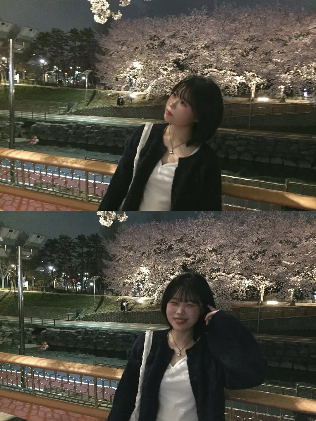 Photo by 지수 on April 06, 2026. May be an image of Tokyo Tower, night and text.