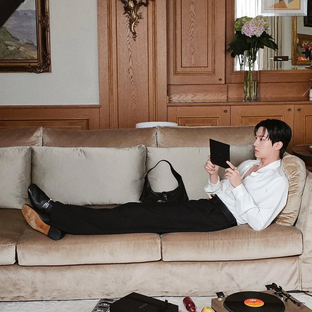 Photo by Jin of BTS on September 24, 2025. May be an image of text.