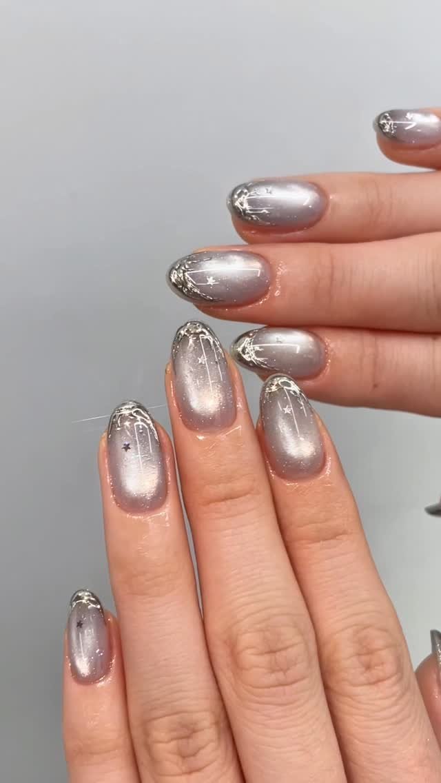 jinbok_nail 게시물 이미지: 예쁜거 위에 예쁜거 😜
논파우더매트+파우더라인젤은 파우더 아트 필승조합📢...