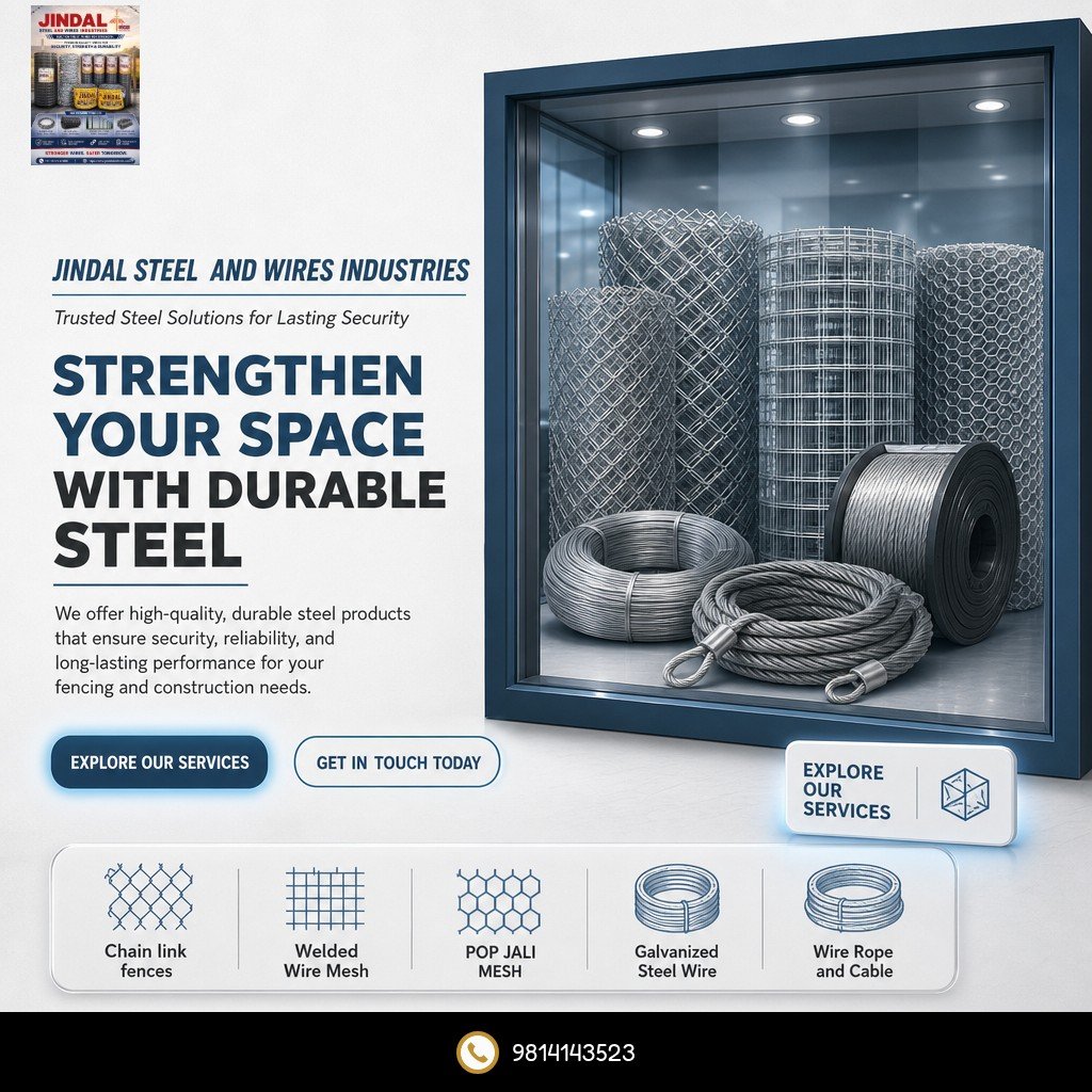 jindalsteelandwires_industries 게시물 이미지: JINDAL STEEL AND WIRES INDUSTRIES offers...