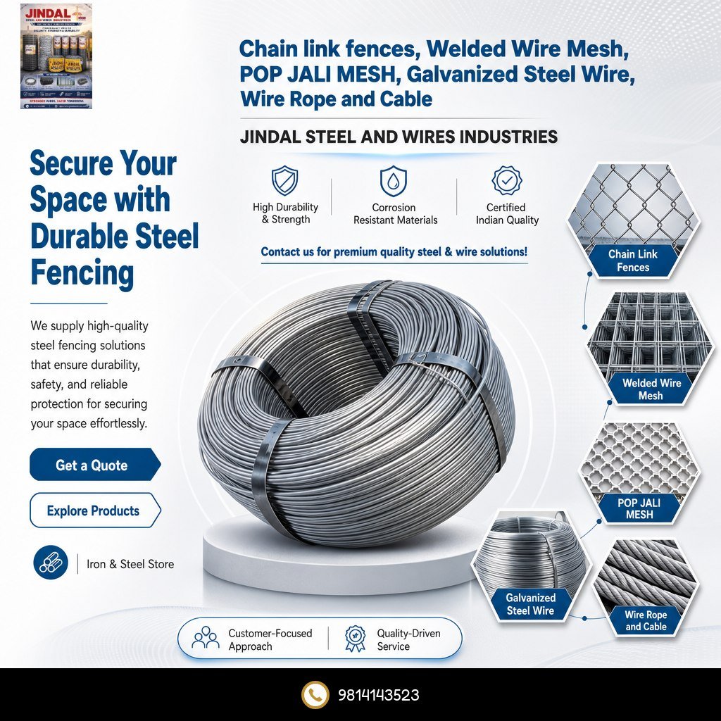 jindalsteelandwires_industries 게시물 이미지: JINDAL STEEL AND WIRES INDUSTRIES offers...