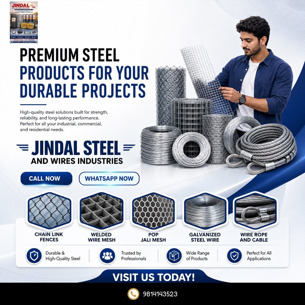 jindalsteelandwires_industries 게시물 이미지: JINDAL STEEL AND WIRES INDUSTRIES offers...