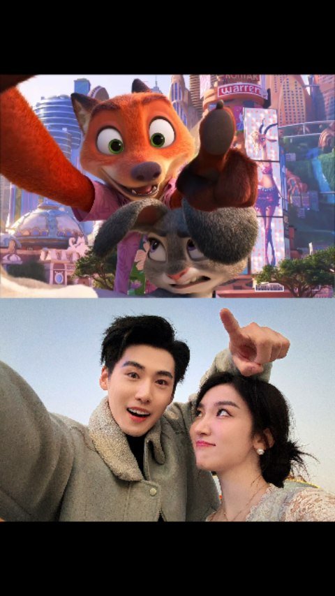 jingjiren_z 게시물 이미지: 🐰🦊