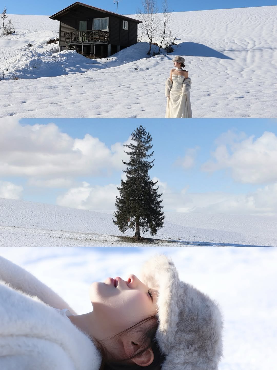 Photo by 진숭이🐒 on December 25, 2025. May be an image of parka, snow and text.