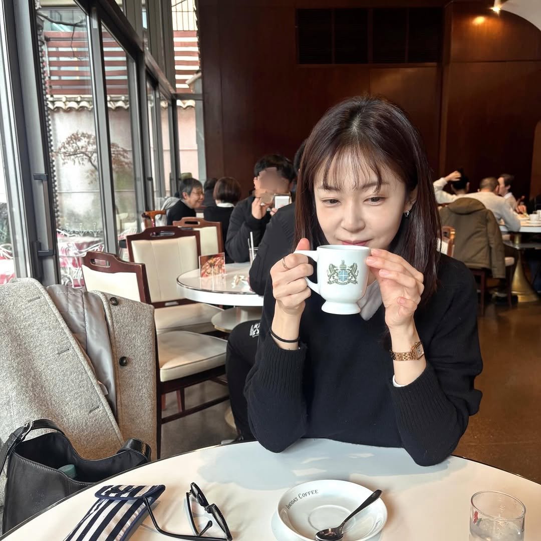 Photo by Baek jinhee💕 on February 22, 2026. May be an image of coffee cup, tea and text.