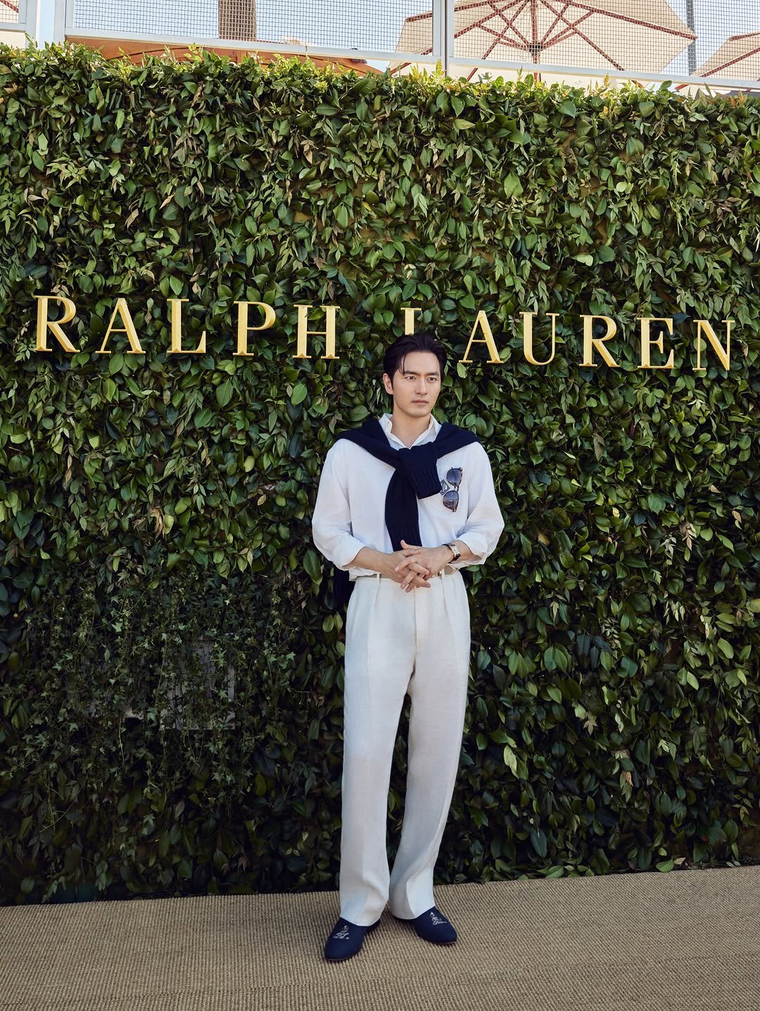 jinuk0916 게시물 이미지: 💙🤍💙💚🩶@RalphLauren

#RalphLaurenSP26...