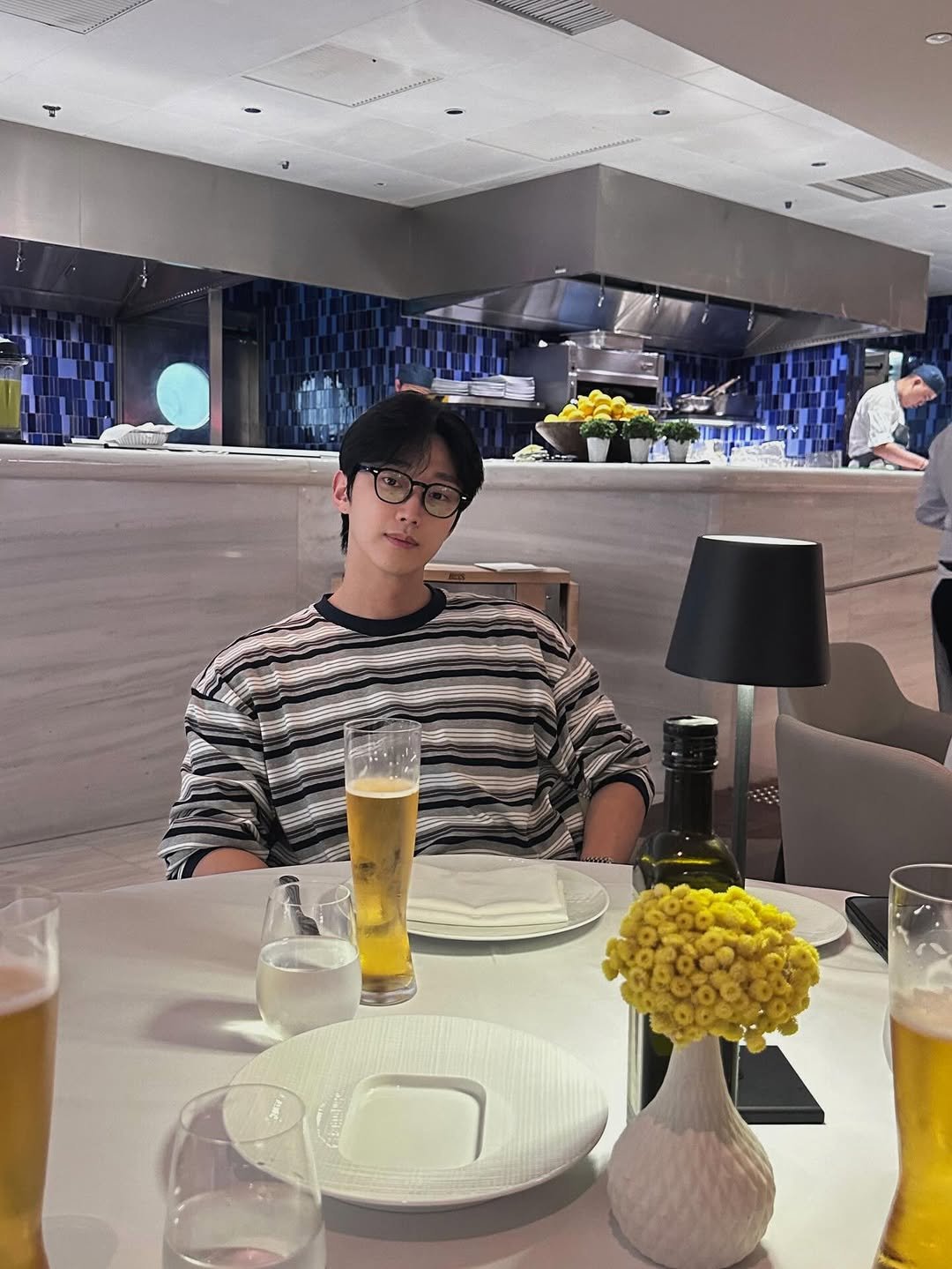 Photo by b1a4 jinyoung on March 19, 2026. May be an image of beer and text.