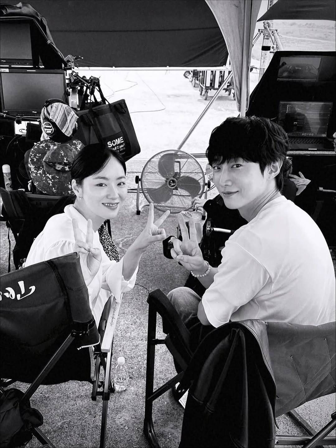 Photo shared by b1a4 jinyoung on November 03, 2025 tagging @jeon.yeobeen. May be an image of one or more people and text.