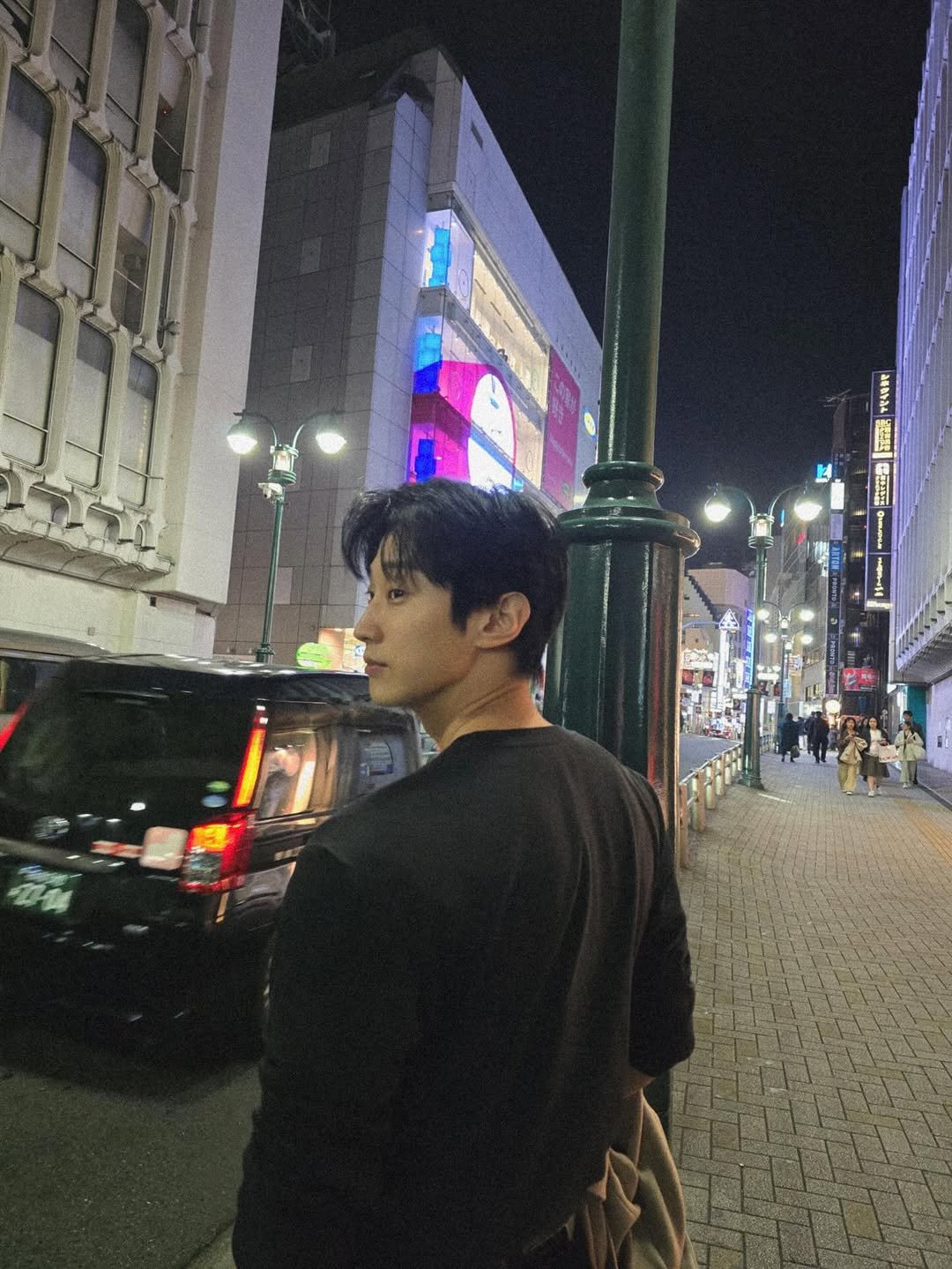 Photo by b1a4 jinyoung on March 21, 2026. May be an image of night and text.