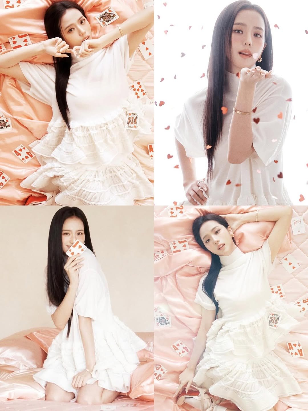 Photo shared by JISOO NEWS🪐 on March 04, 2026 tagging @netflixkr, and @sooyaaa__. May be an image of one or more people, hair, dress and text.