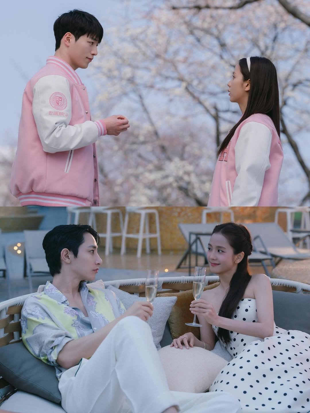 Photo shared by JISOO NEWS🪐 on February 23, 2026 tagging @leesoohyuk, @seokj1012, and @sooyaaa__. May be an image of one or more people and text that says '한세대학교'.