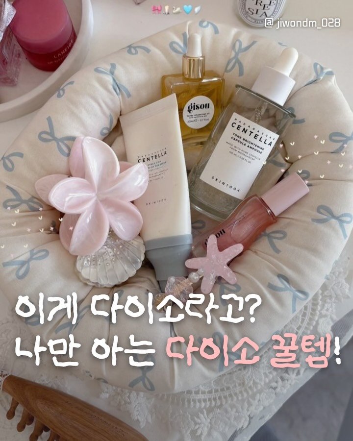 jiwondm_028 게시물 이미지: (저장)다이소 꿀템 추천‼️

@milktouch_official...