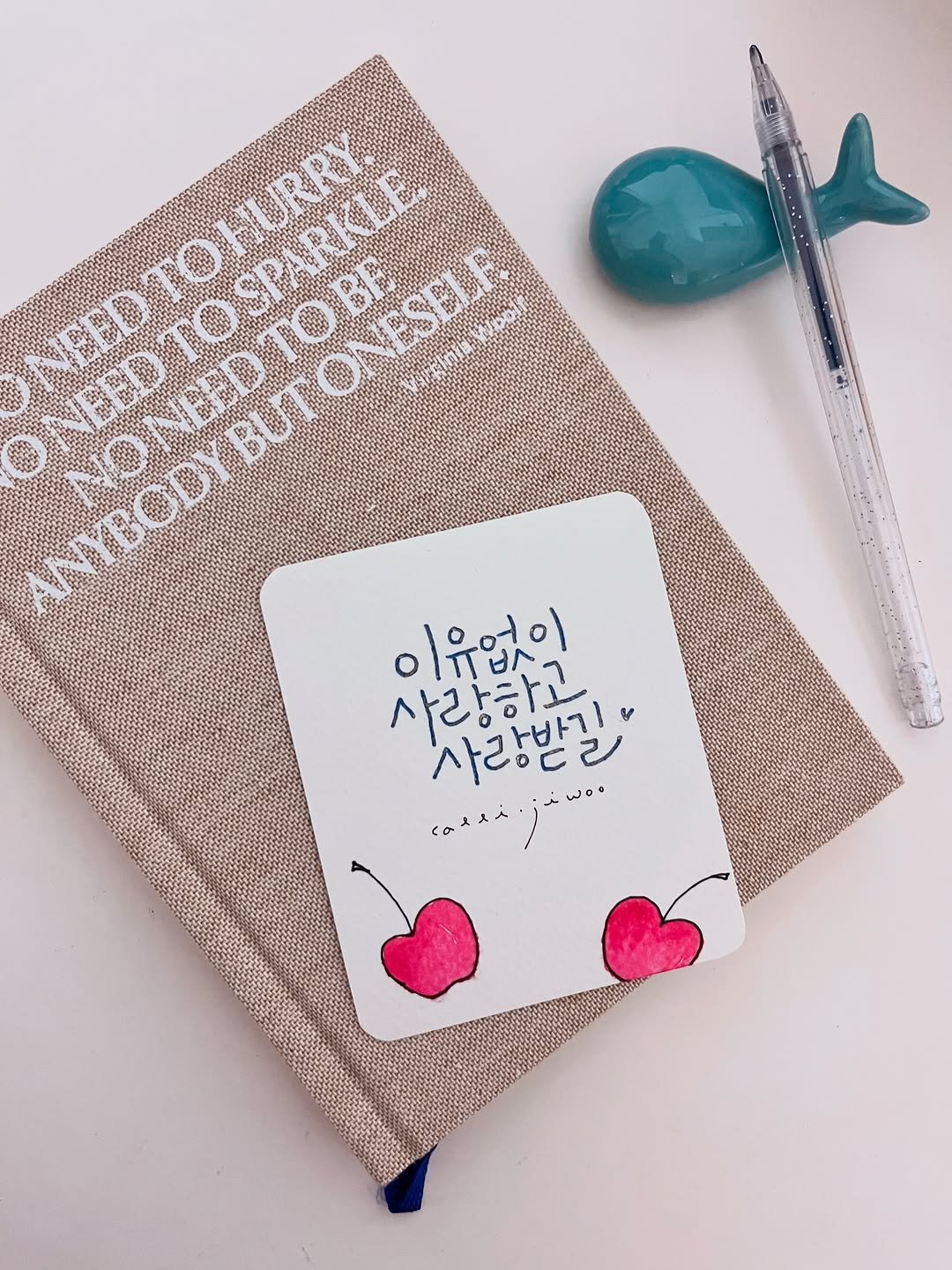 jiwoo_calli 게시물 이미지: 이유없이,,

#사랑하고사랑받기 
#지우글씨
#캘리드라피
#힐링손글씨 
#도용금지❌...