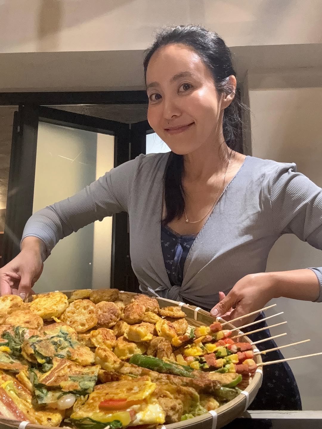 Photo by 방송인 박지윤 park jiyoon on October 03, 2025. May be an image of 1 person, paella, vegetable, pot and text.