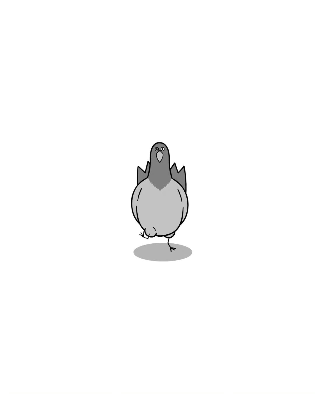Photo by 짤툰 on September 19, 2025. May be a doodle of goose, penguin, duck, duckling and text.
