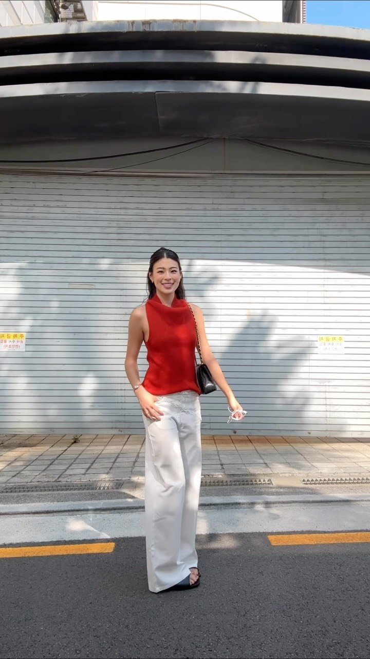 jjaneslee 게시물 이미지: loving burnt orangey reds this summer❤️ outfit...