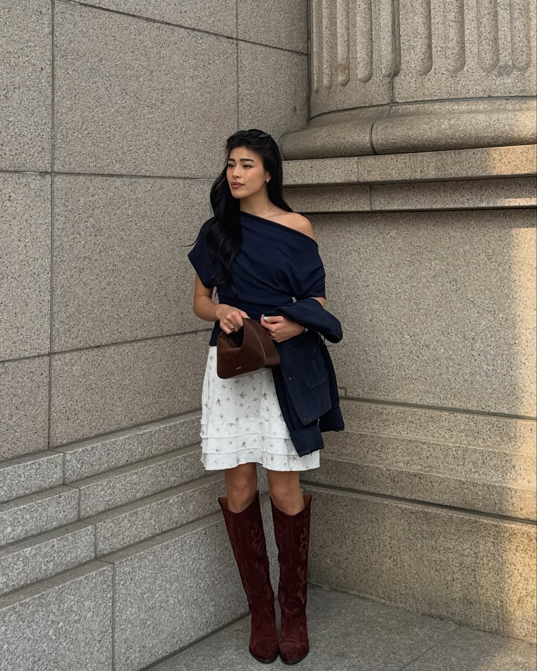 Photo shared by Jane Suhyun Lee on March 27, 2026 tagging @reformation, @pedroshoes_official, and @sezane. May be an image of dress and text.