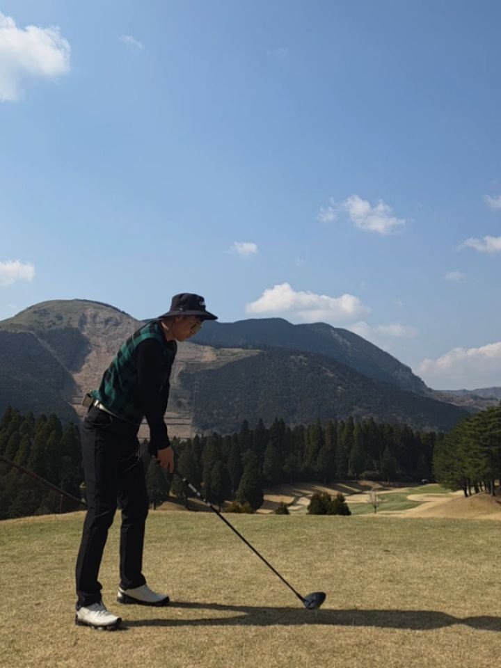 jmk__golf 게시물 이미지: 일본 골프여행 DAY 1 🇯🇵⛳
.
구마모토에서 시작된 첫 라운딩🔥
아소 트라이얼...