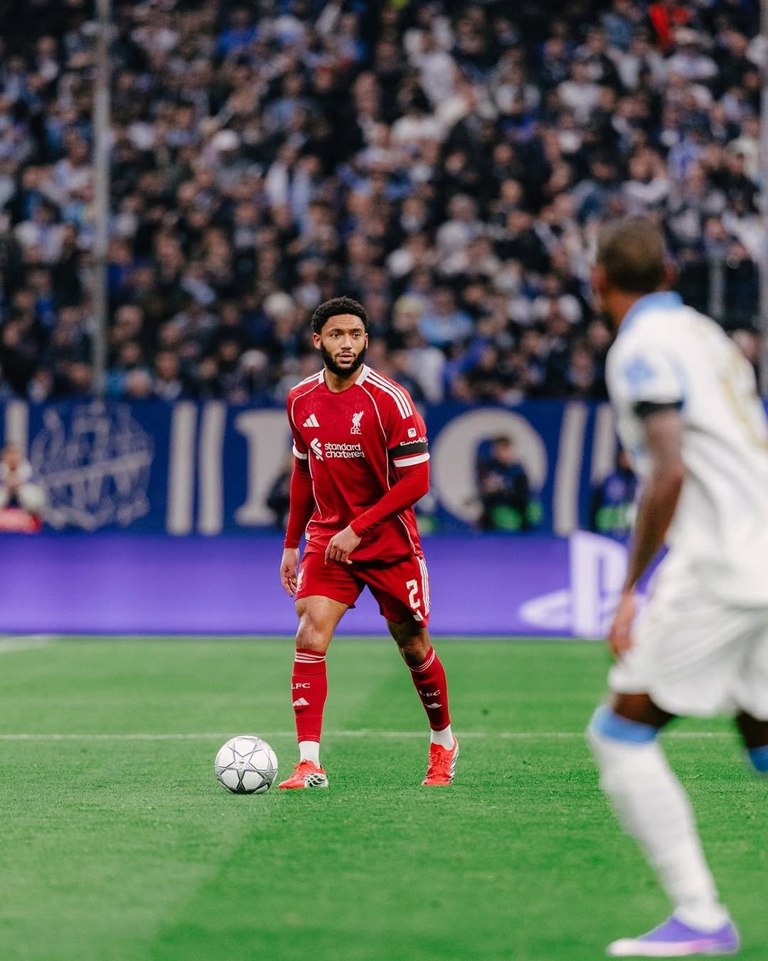 Photo by Joe Gomez on January 22, 2026. May be an image of football, soccer, cleats, ball, crowd, stadium and text.