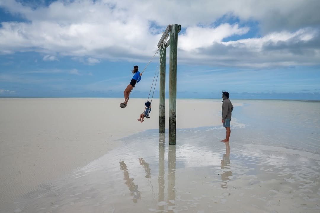 Photo shared by John john Florence on April 24, 2026 tagging @lauryn.florence. May be an image of water and text.