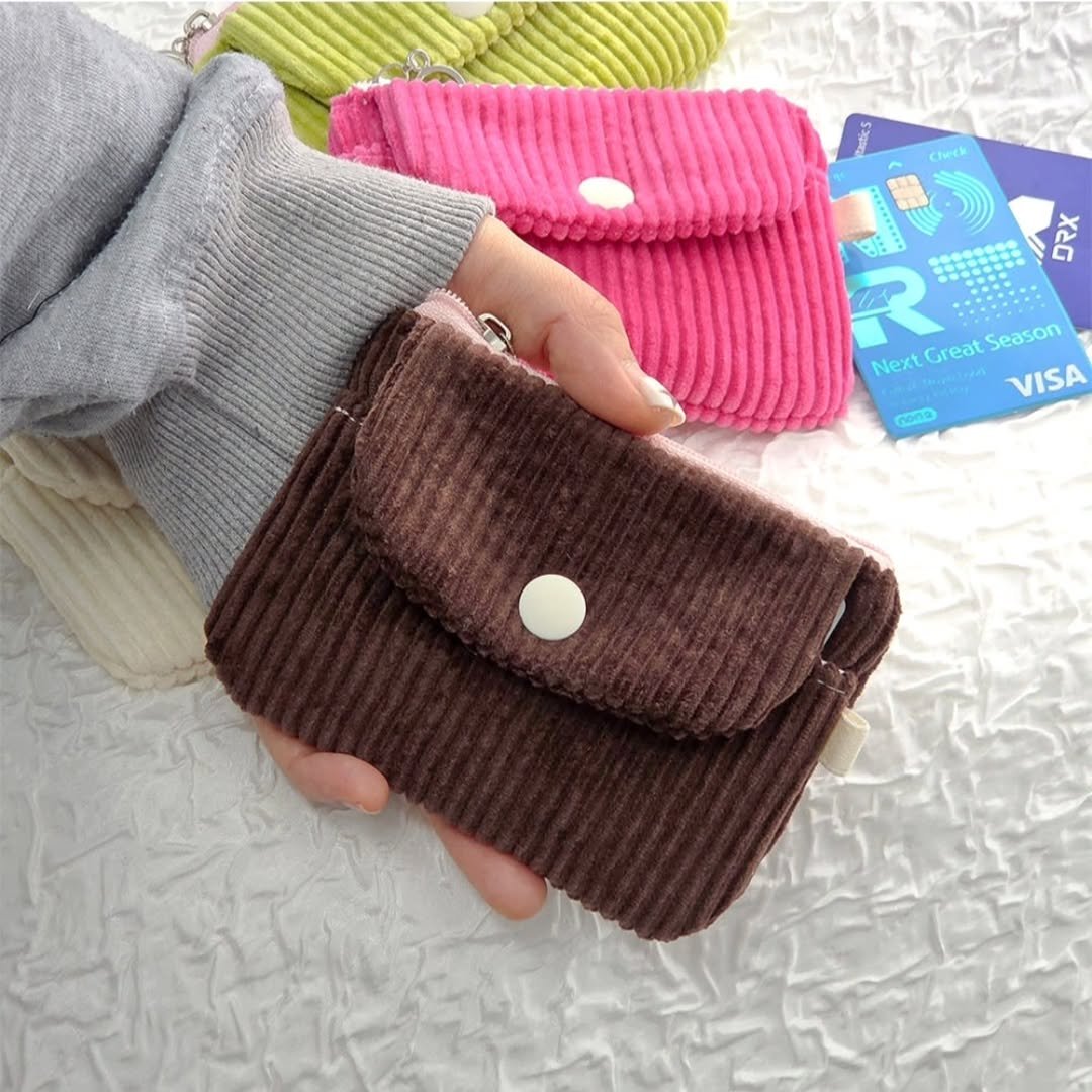 Photo by 죠니팩토리 | 패브릭소품샵 on December 06, 2025. May be an image of leather wallet, purse, pouch, pencil case, drawstring and text that says 'Check 실 X2G a o 2 R Next Great NextGreatSeason tGreatSeason Season VISA cono'.