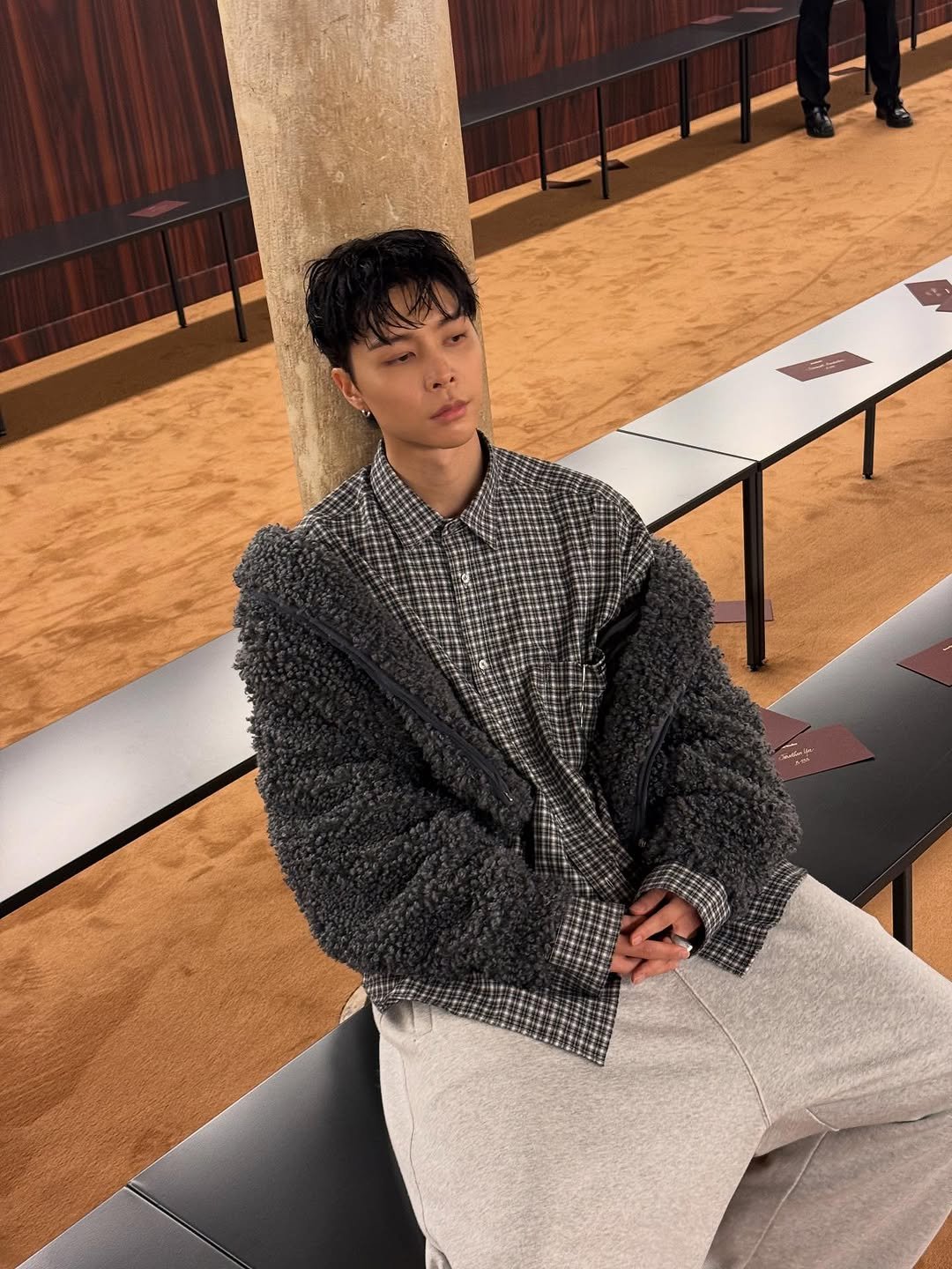 Photo by Johnny Suh on October 03, 2025. May be an image of 2 people and overcoat.