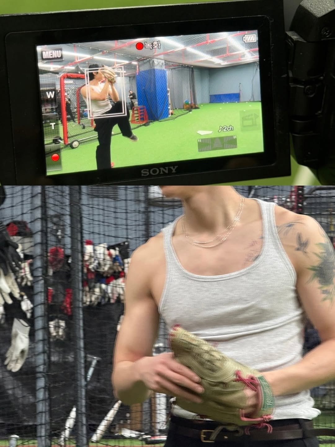 Photo by Johnny Suh on March 24, 2026. May be an image of batting, softball and text.