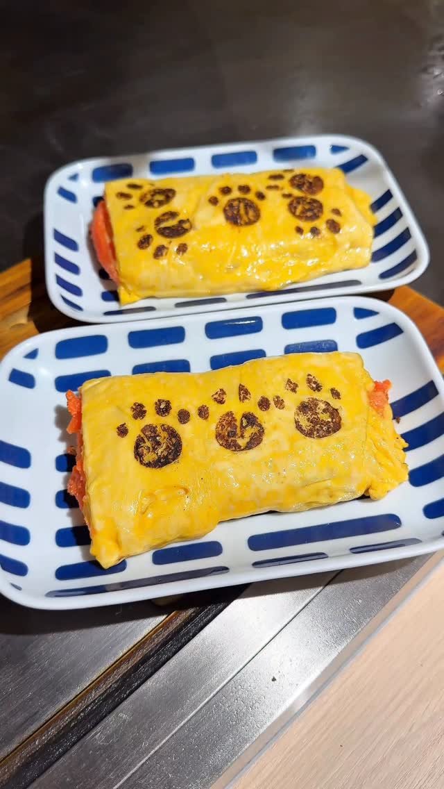 joker_gourmet 게시물 이미지: 鉄板で焼き上げる明太子たっぷりのだし巻き玉子を紹介します🥚

【鉄板焼酒場いくら】
◎博多明太...