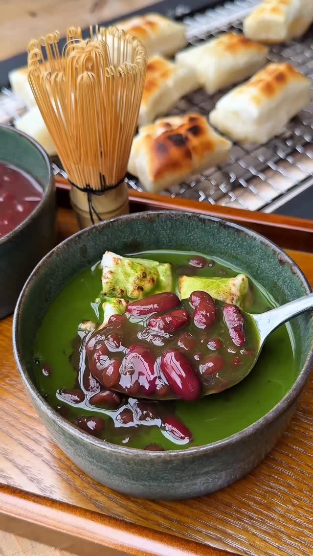 joker_gourmet 게시물 이미지: 薪火で作る身も心も温まる抹茶ぜんざいを紹介します🍵

【Cafe jf...