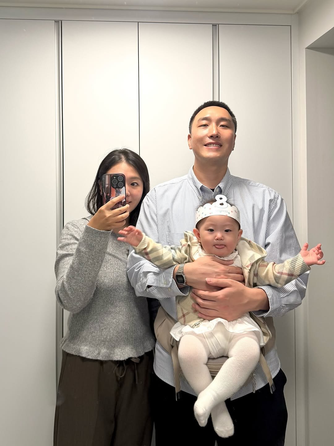 Photo shared by 죠니 혹은 체리맘 on October 25, 2025 tagging @kiiimansu, and @gwakzi. May be an image of baby.