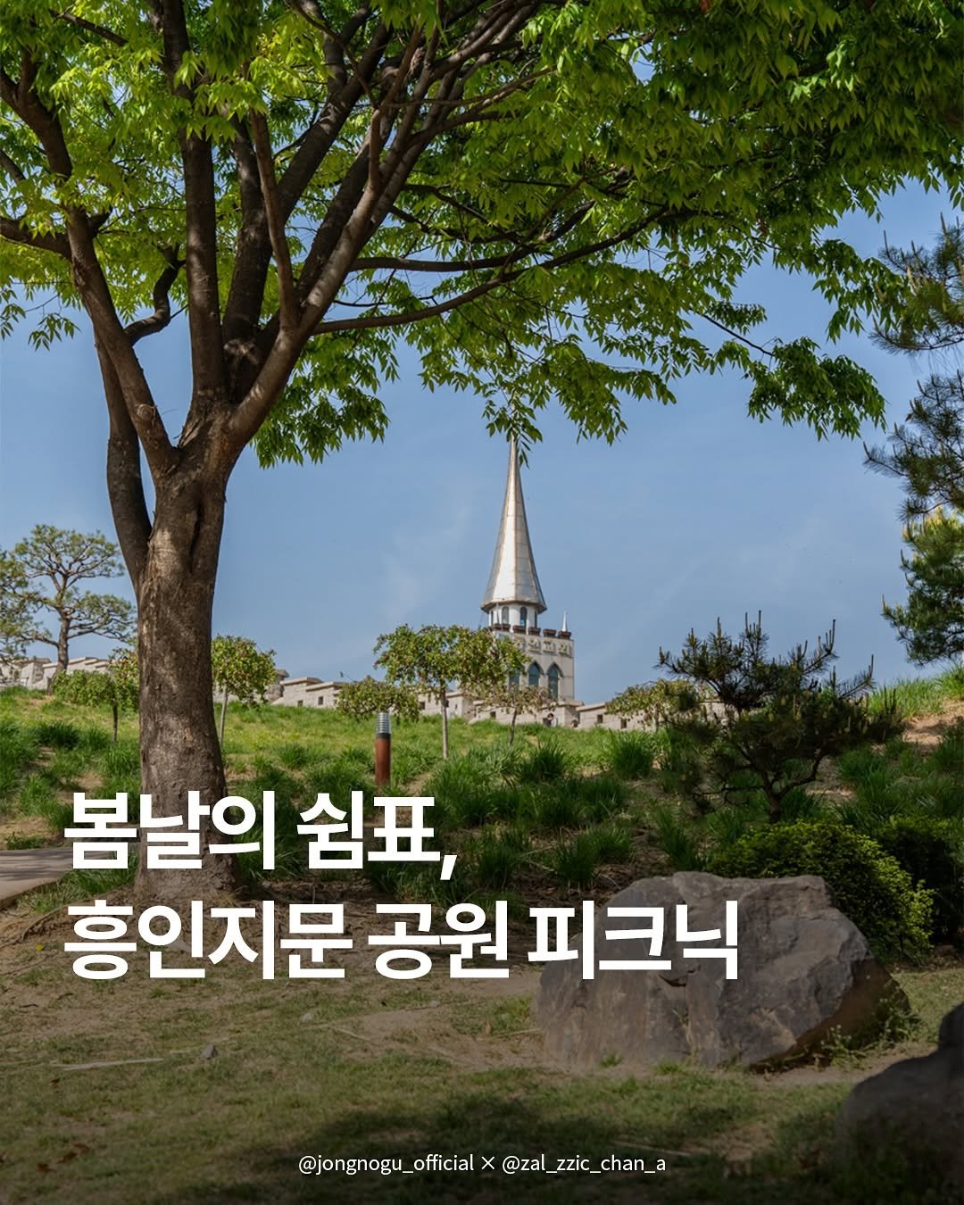 jongnogu_official 게시물 이미지: 성곽길 따라 걷는 봄날의 쉼표, 흥인지문 공원 피크닉 🌿

종로의 동쪽 끝,...