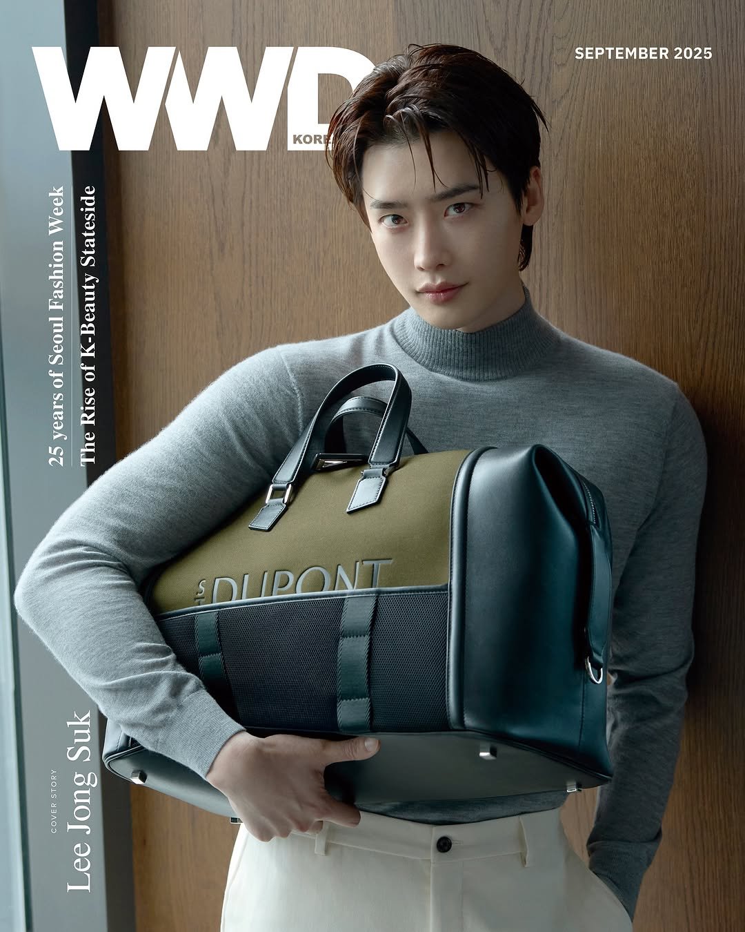 Photo shared by 이종석 on August 20, 2025 tagging @stdupont_korea, and @wwdkorea.
