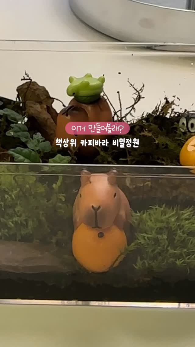 jooa_log 게시물 이미지: 책상위에 비밀정원 들여놓으실분 !!!🦫

흙도 넣고
돌도 넣고
풀도 넣고

좋아하는...