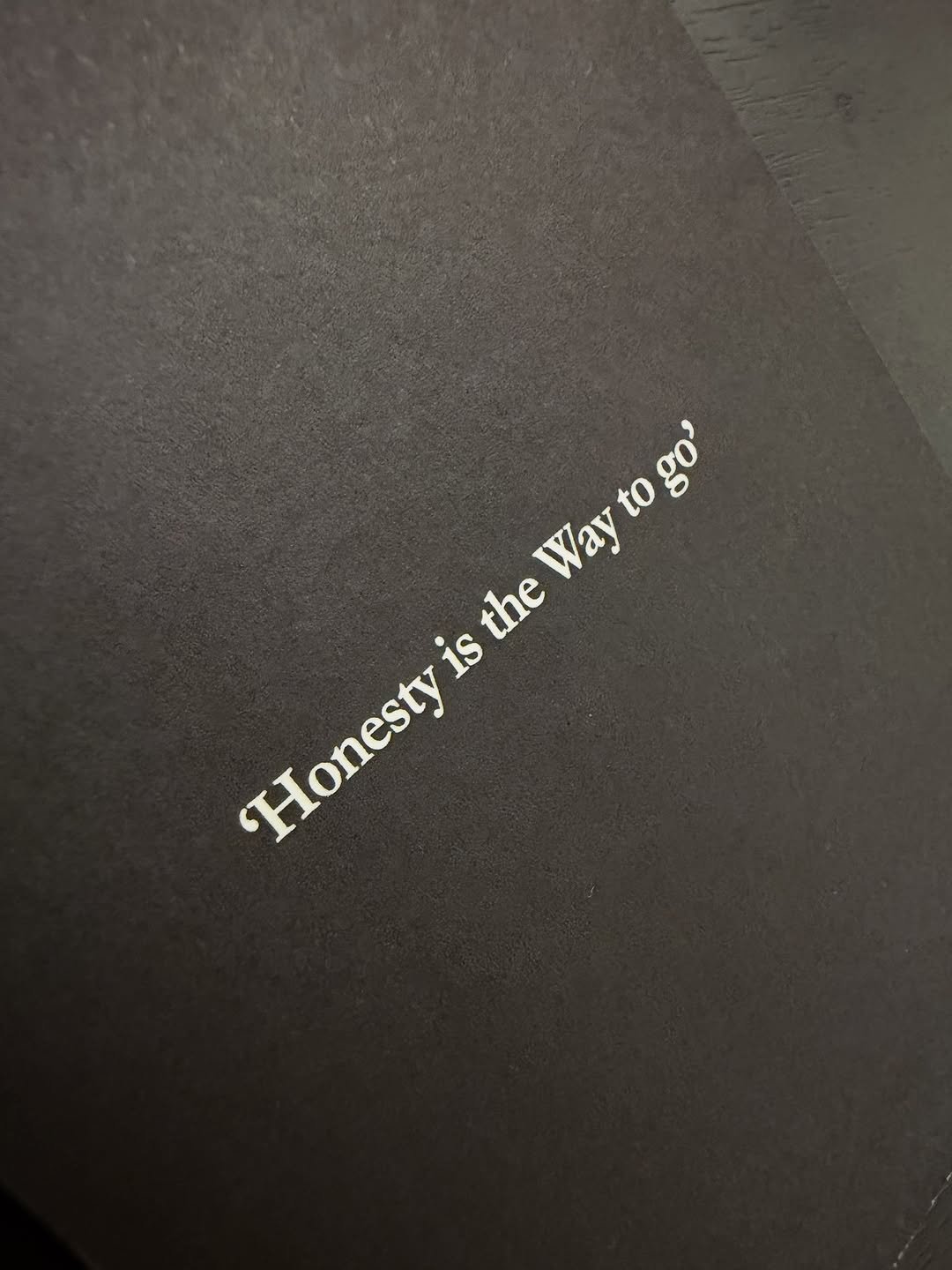 Photo by 주헌 joohoney on October 14, 2025. May be an image of book, binder and text that says 'Way to Waytogo Waytogo go' the 'Honesty: όy is'.