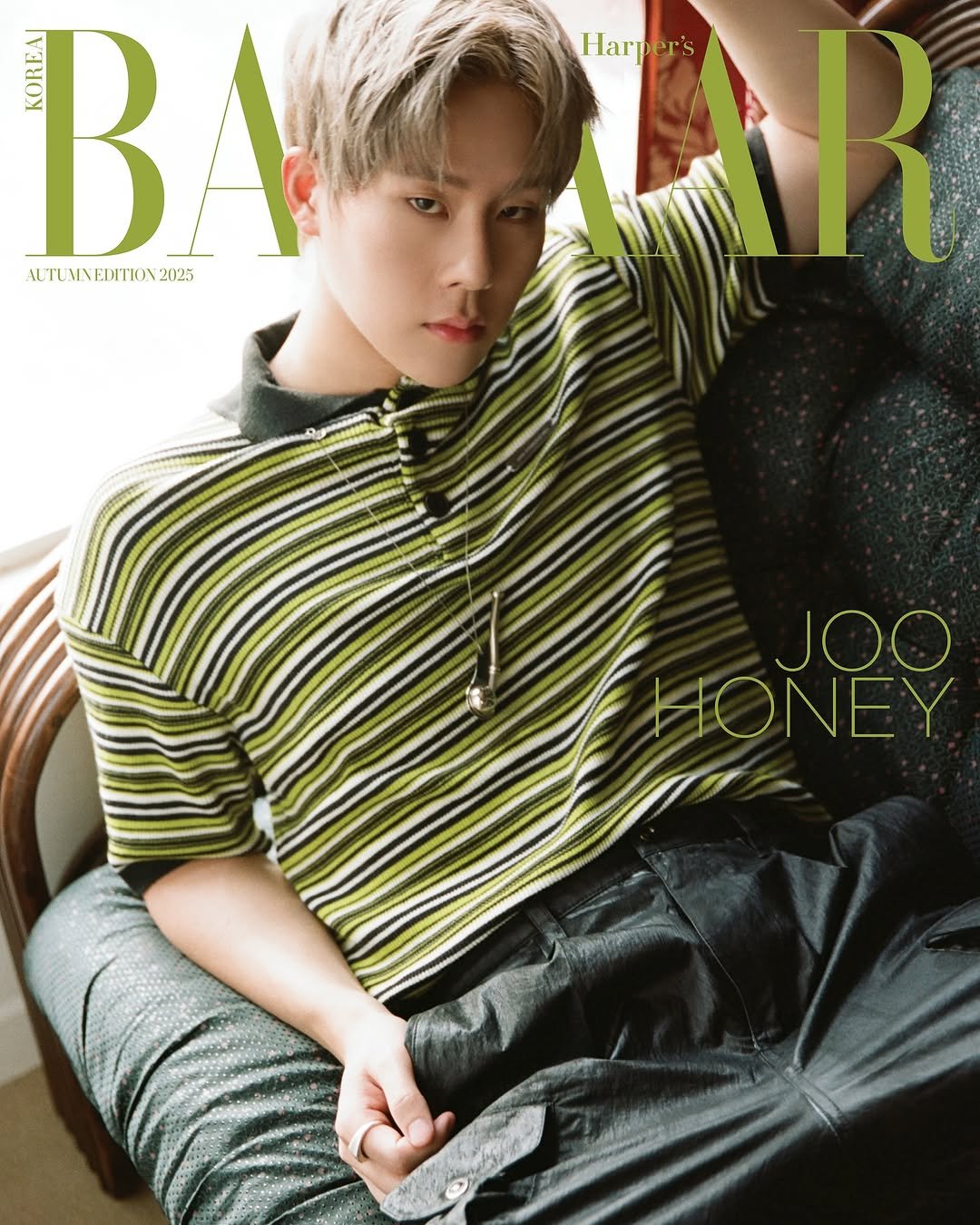 Photo shared by 주헌 joohoney on September 02, 2025 tagging @harpersbazaarkorea.