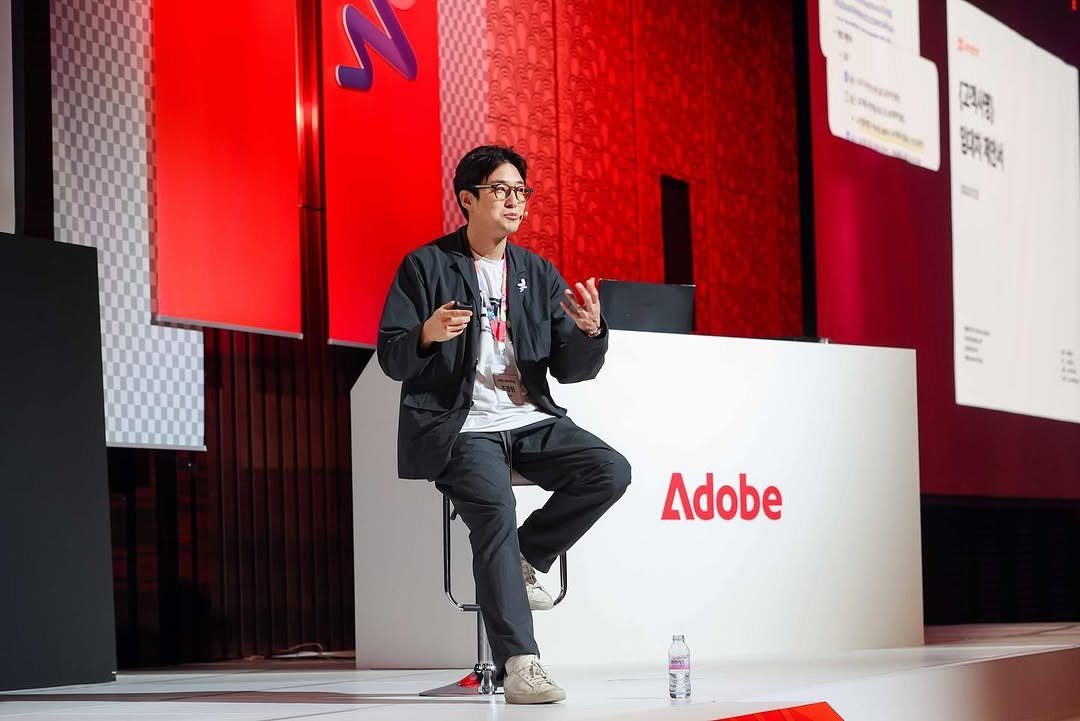 joonghyuncho 게시물 이미지: #adobe make it 컨퍼런스 에서 발표했습니다. (보내주신 사진으로 뒤 늦은...