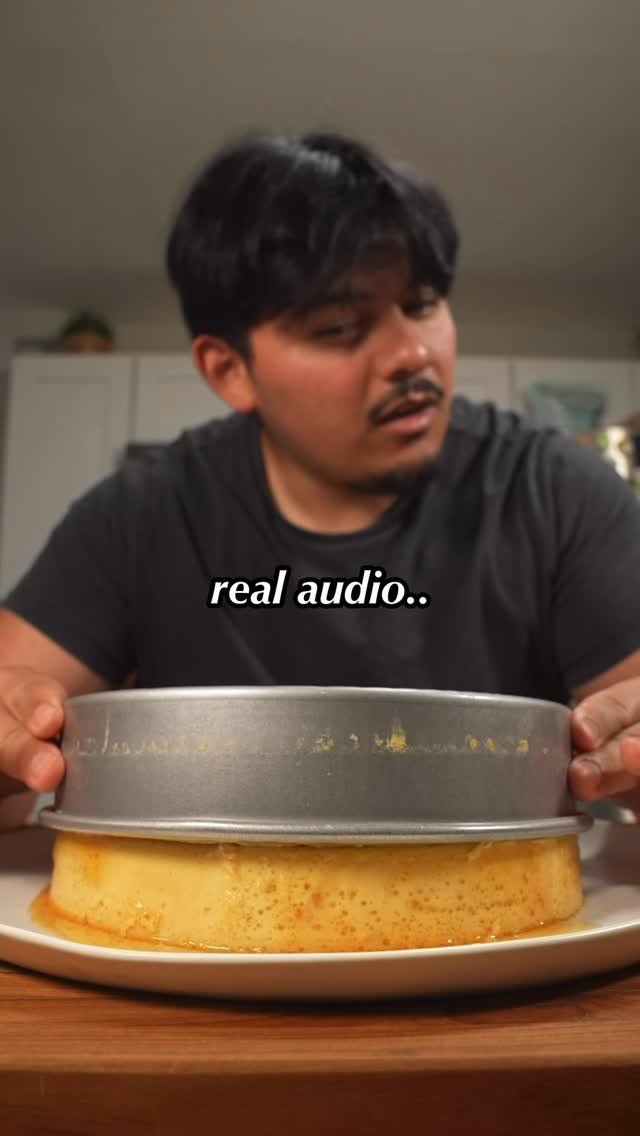 jose.elcook 게시물 이미지: Giant flantasy flan…. #baking #fyp 
Baked at...